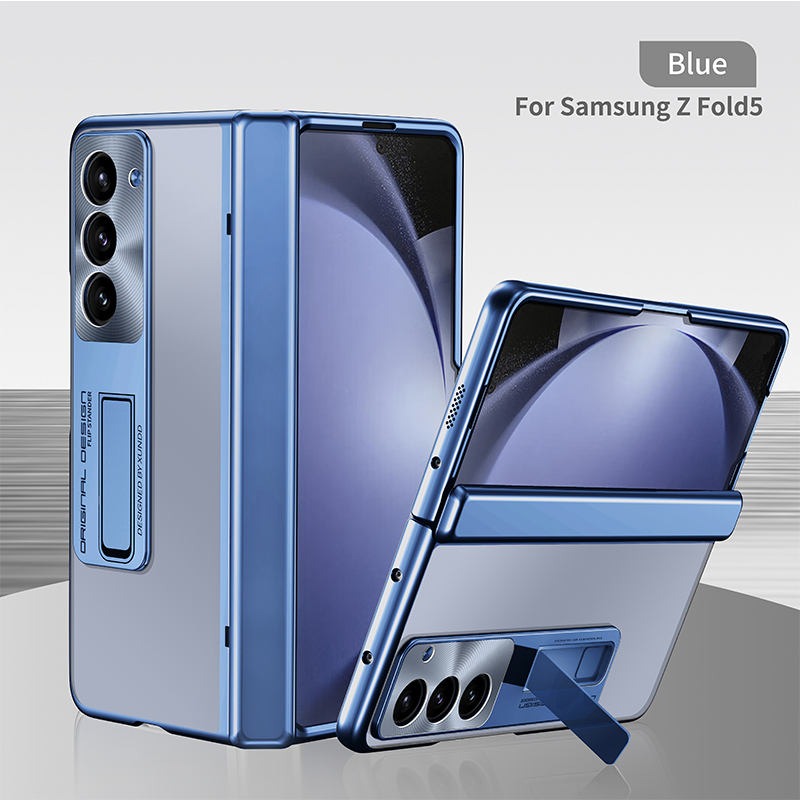 XUNDD Electroplated Shockproof Bracket Phone Case With Kickstand - Samsung Galaxy Fold 5