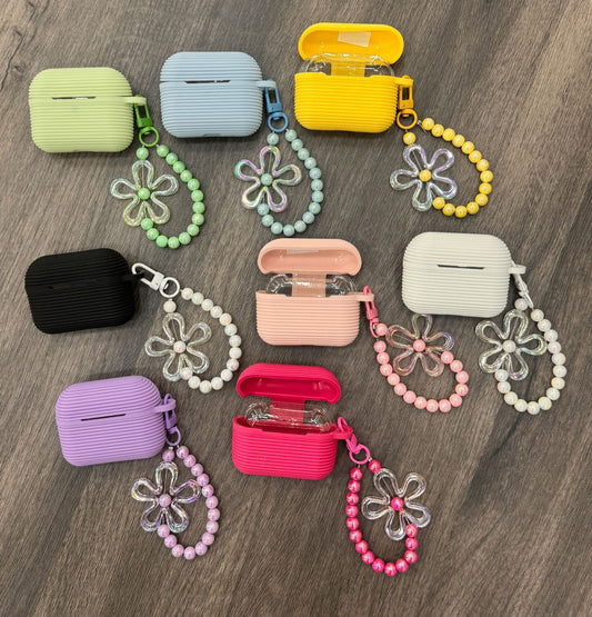 Colorful Fashion Fancy Keychain Silicone Headphones case  - Apple AirPods Pro 2