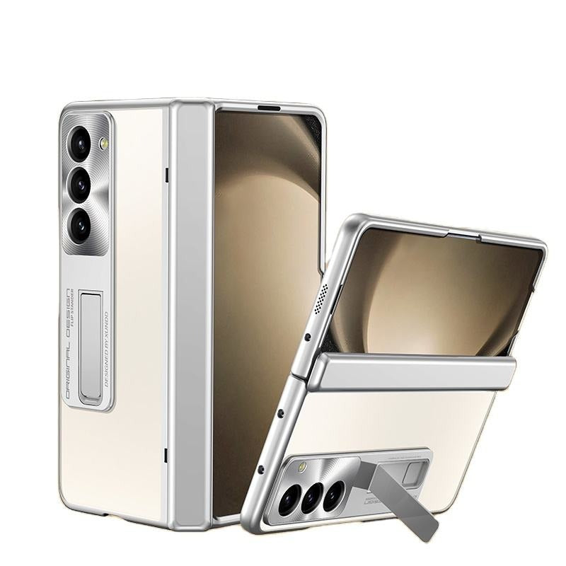 XUNDD Electroplated Shockproof Bracket Phone Case With Kickstand - Samsung Galaxy Fold 5